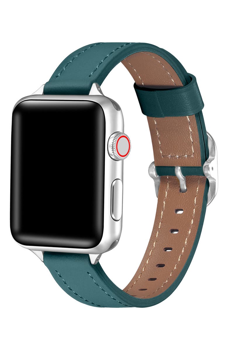 Posh Tech Carmen Skinny Leather Apple Watch<sup>®</sup> Watchband, Alternate, color, 