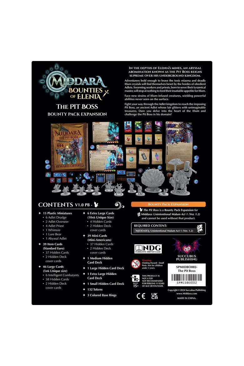 The Pit Boss, Bounty Pack Expansion, 15 New Plastic Miniatures, Alternate, color, Multicolored