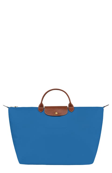 Large Le Pliage Green Recycled Canvas Travel Bag