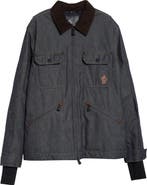 Moncler Croatan Denim Down Shirt Jacket