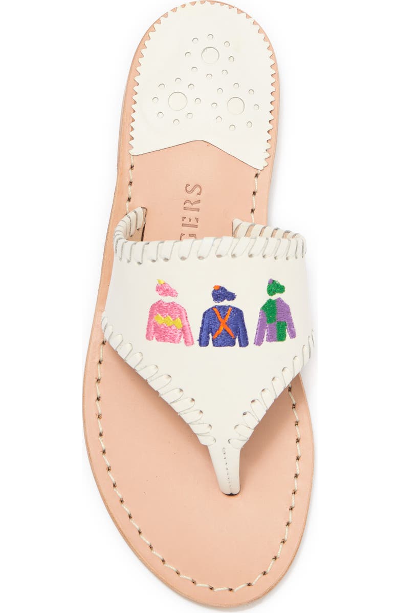 Jack Rogers Embroidered Jockey Sandal, Alternate, color,