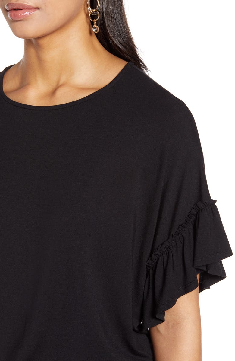 Halogen<sup>®</sup> Ruffle Sleeve Top, Alternate, color, 