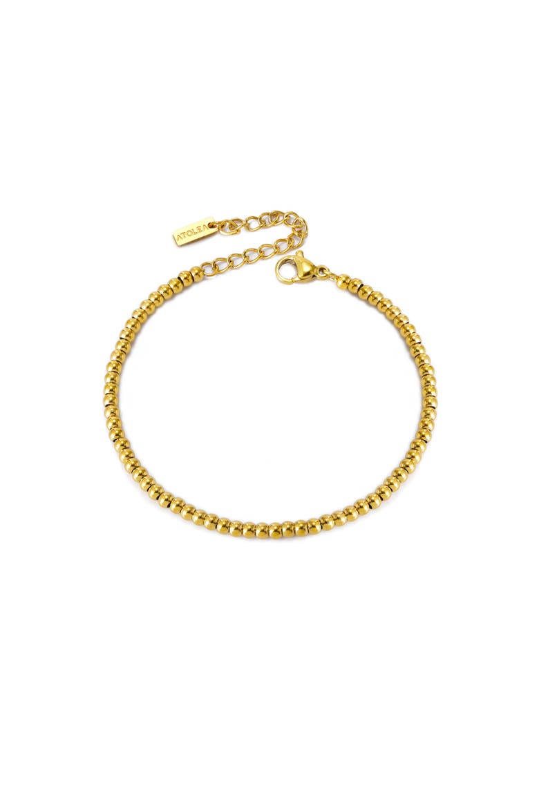 Beaded Bracelet, Main, color, Gold