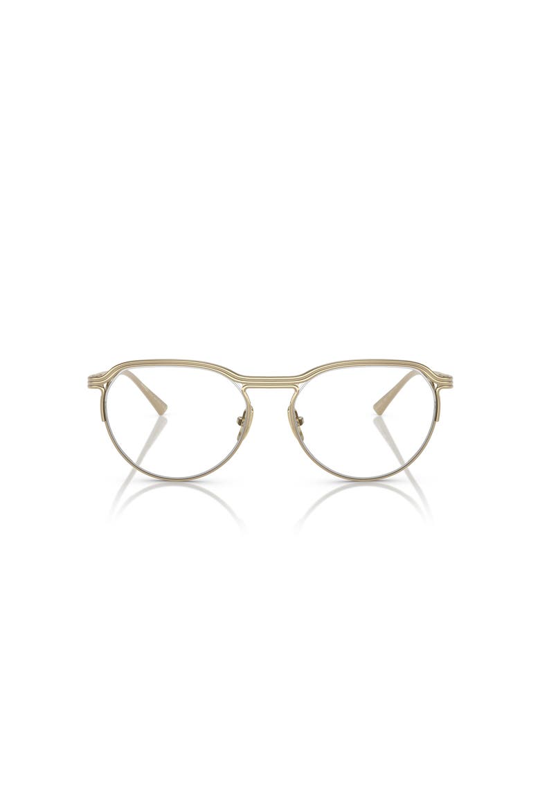 53mm Oval optical glasses, Alternate, color, Gold