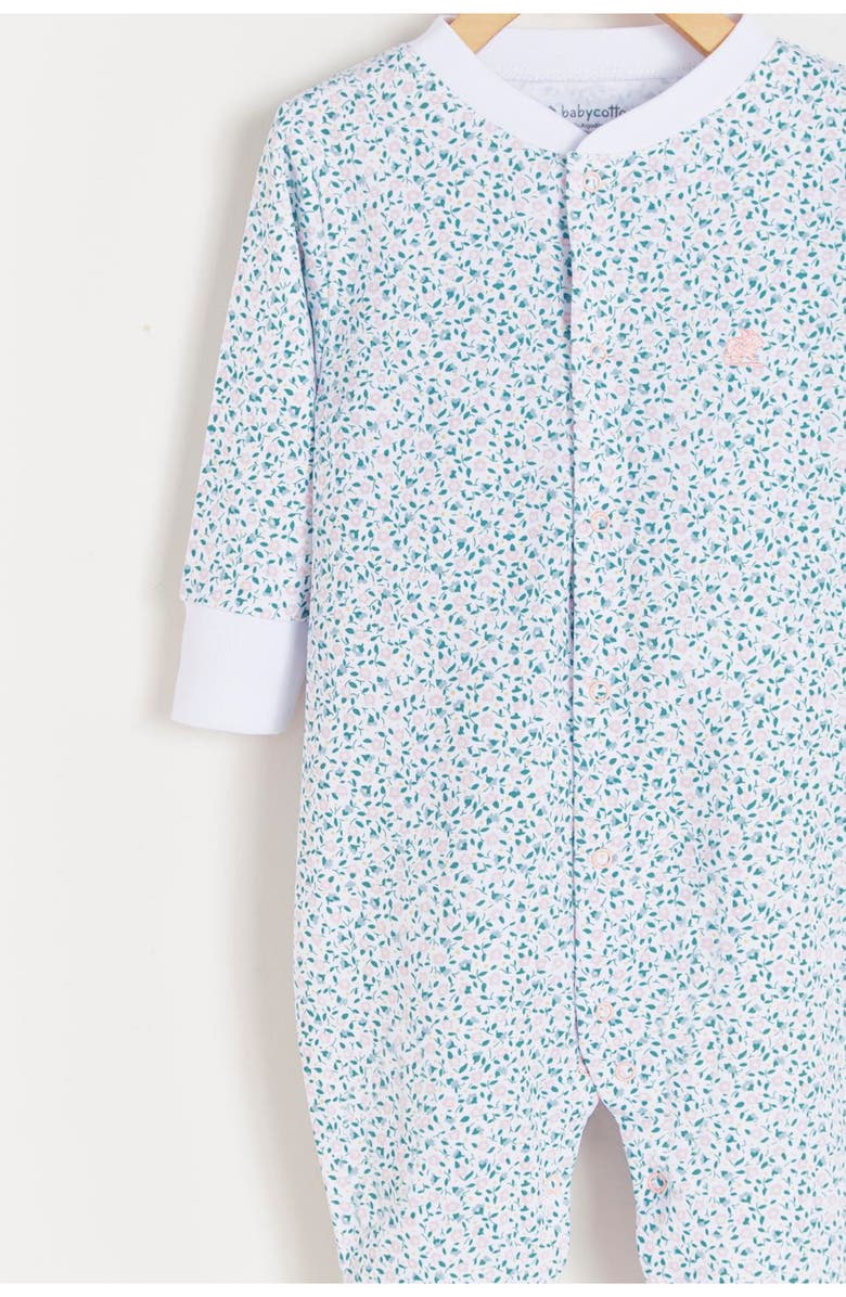 Babycottons Premium Peruvian Pima Cotton Emma One-Piece Pajamas For Infant, Alternate, color, Multicolor