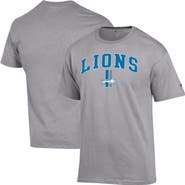 Champion Men's Champion Gray Detroit Lions Arch Over Logo T-Shirt