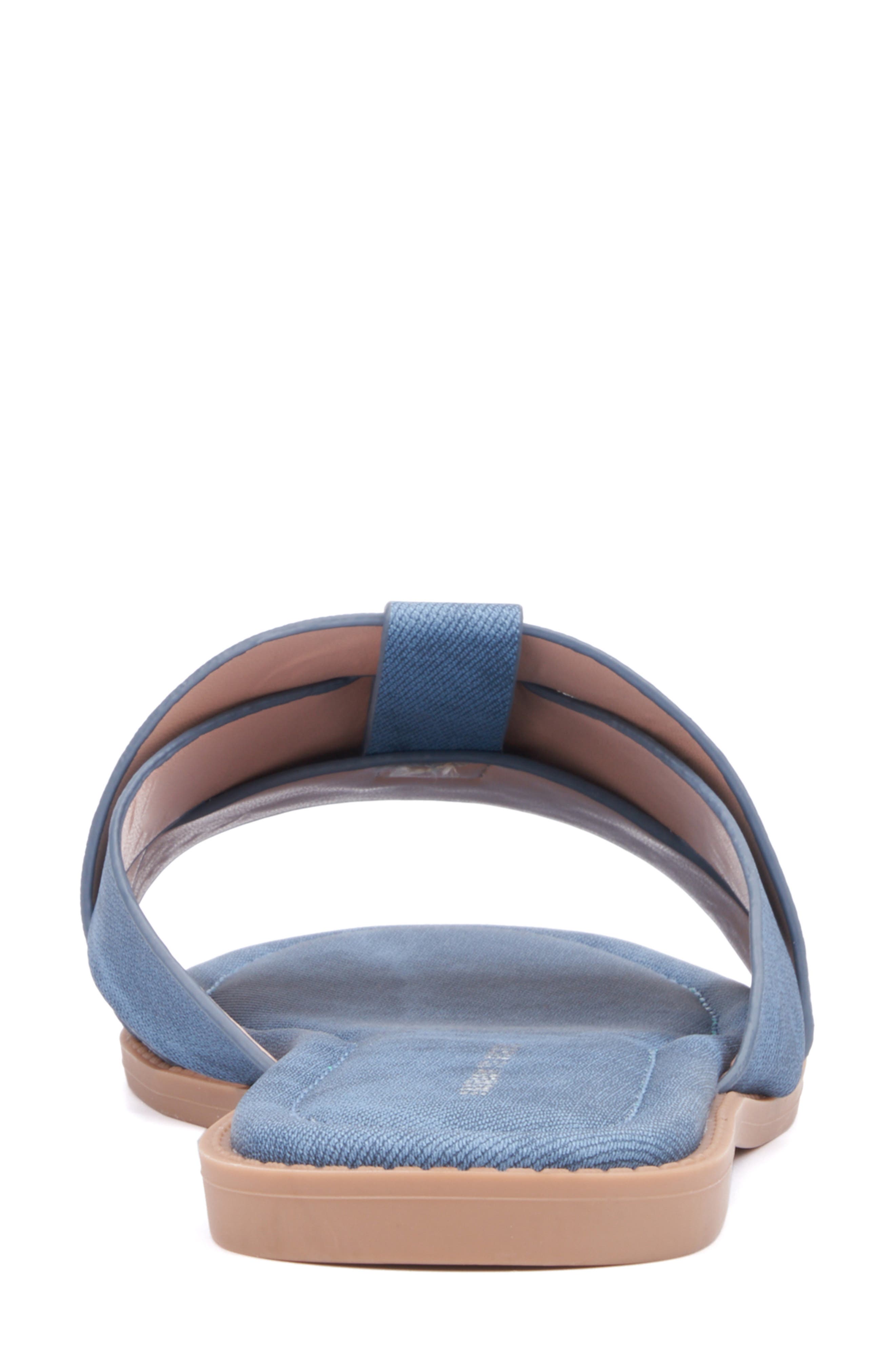 Fashion to Figure Tiana Slide Sandal - Wide Width, Alternate, color, Medium Blue