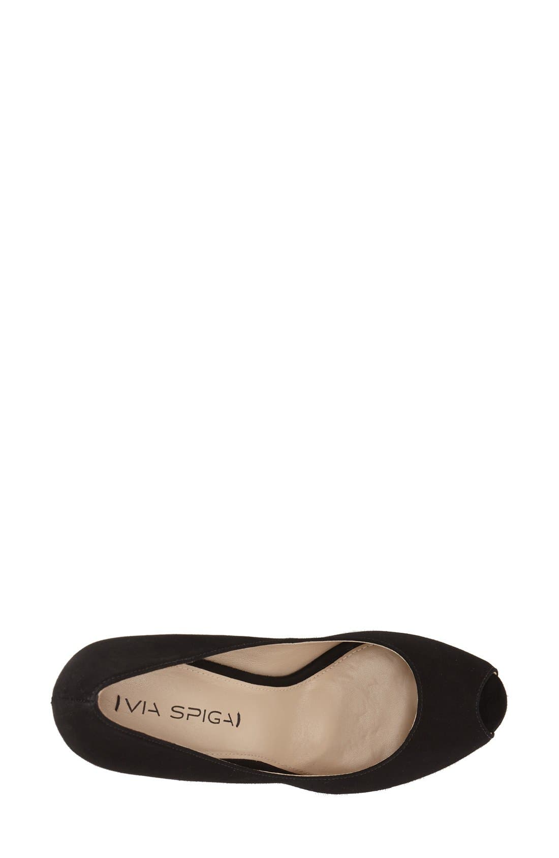 Via Spiga 'Brandy' Peep Toe Pump, Alternate, color, 