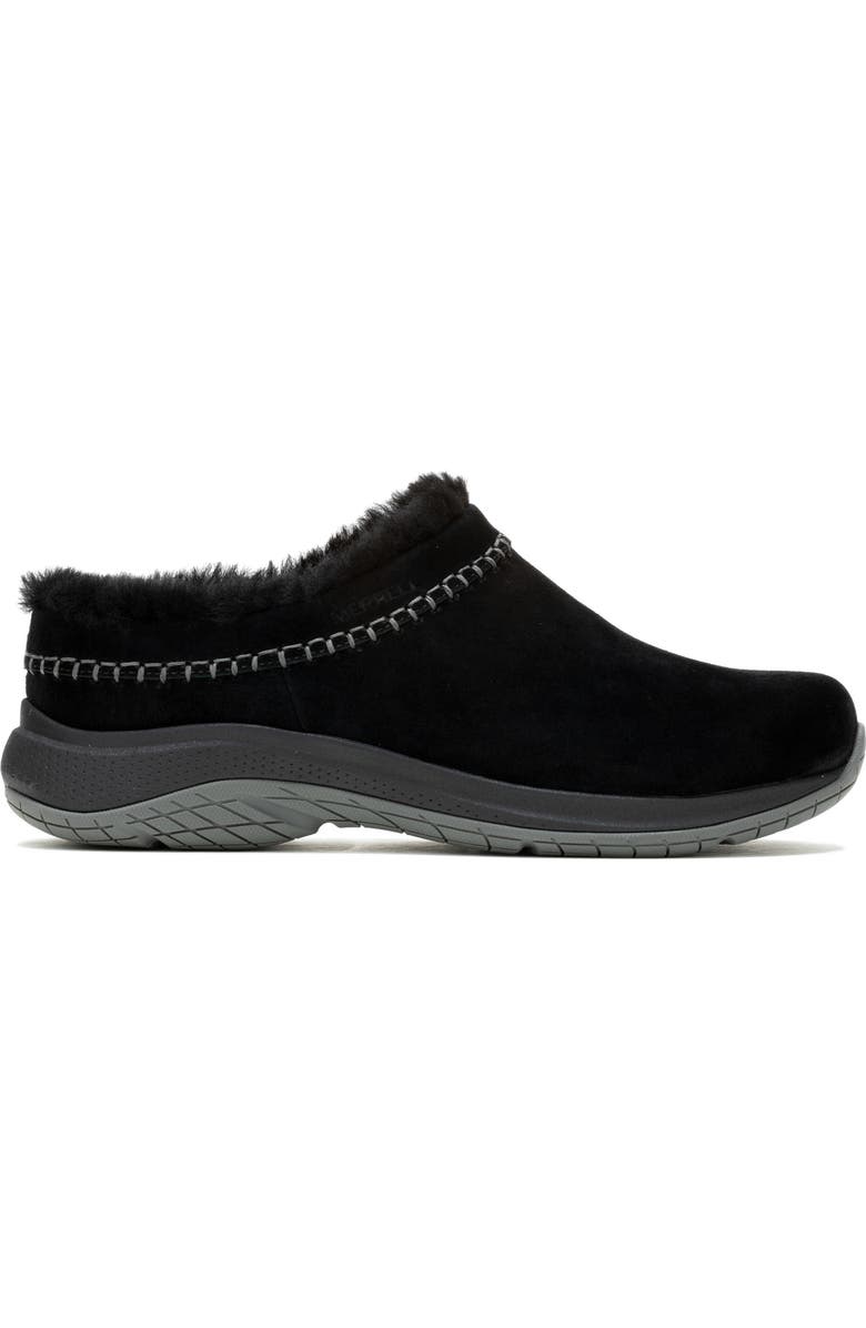 Merrell Encore Ice 5 Water Resistant Genuine Shearling Slip-On Shoe, Alternate, color, Black