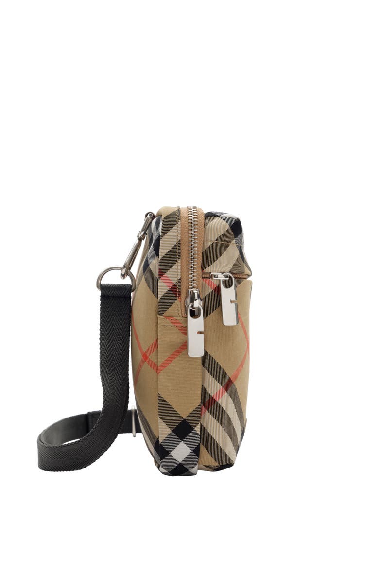 Check Phone Bag, Alternate, color, Sand beige