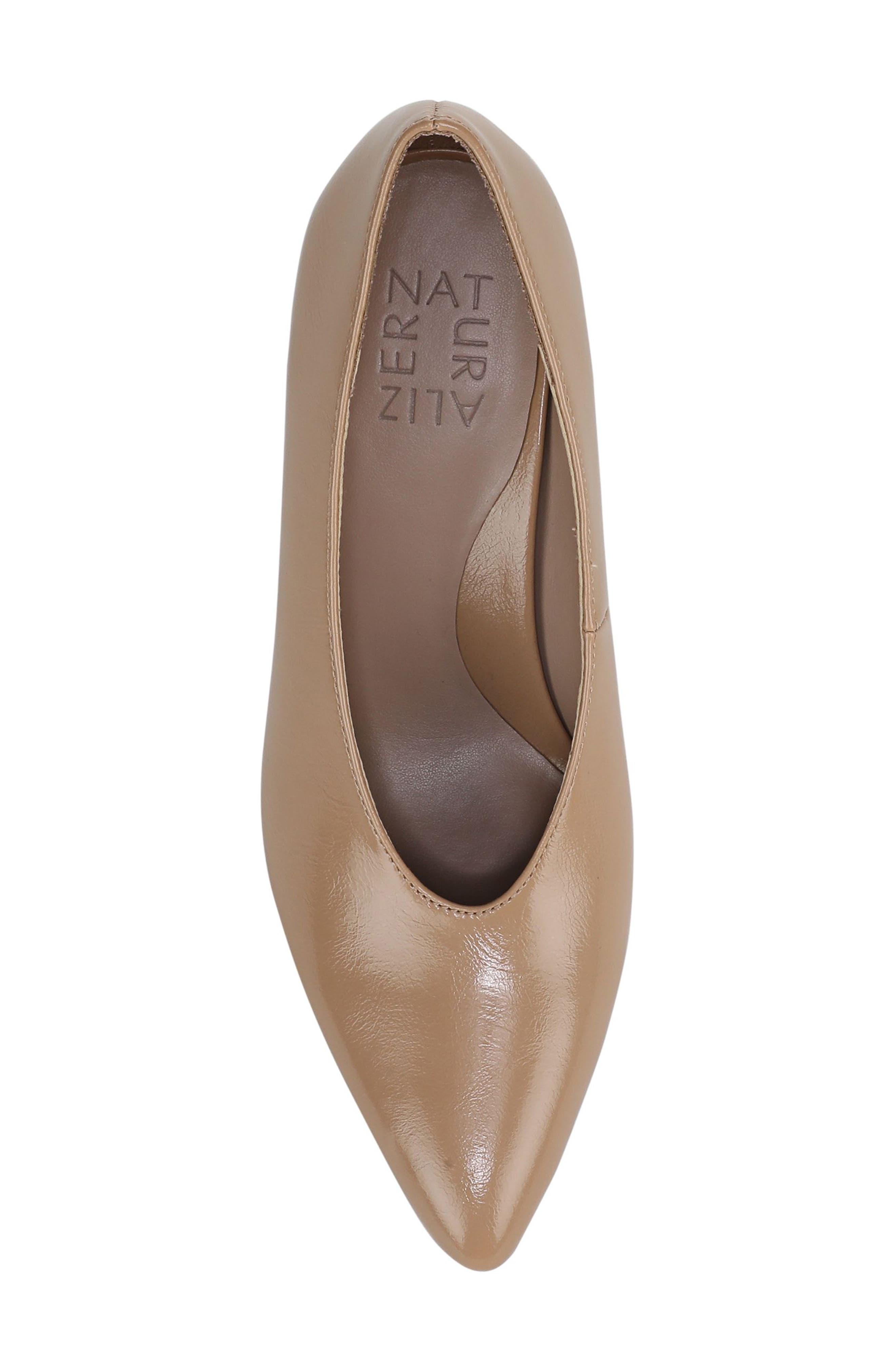 Naturalizer Perry Pointed Toe Pump, Alternate, color, Taupe Faux Leather