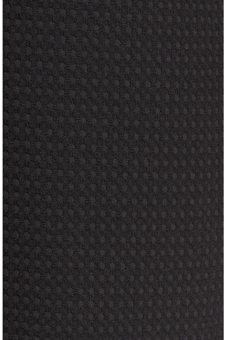 Textured Collarless Topper, Alternate, color, BLACK DOT PATTERN