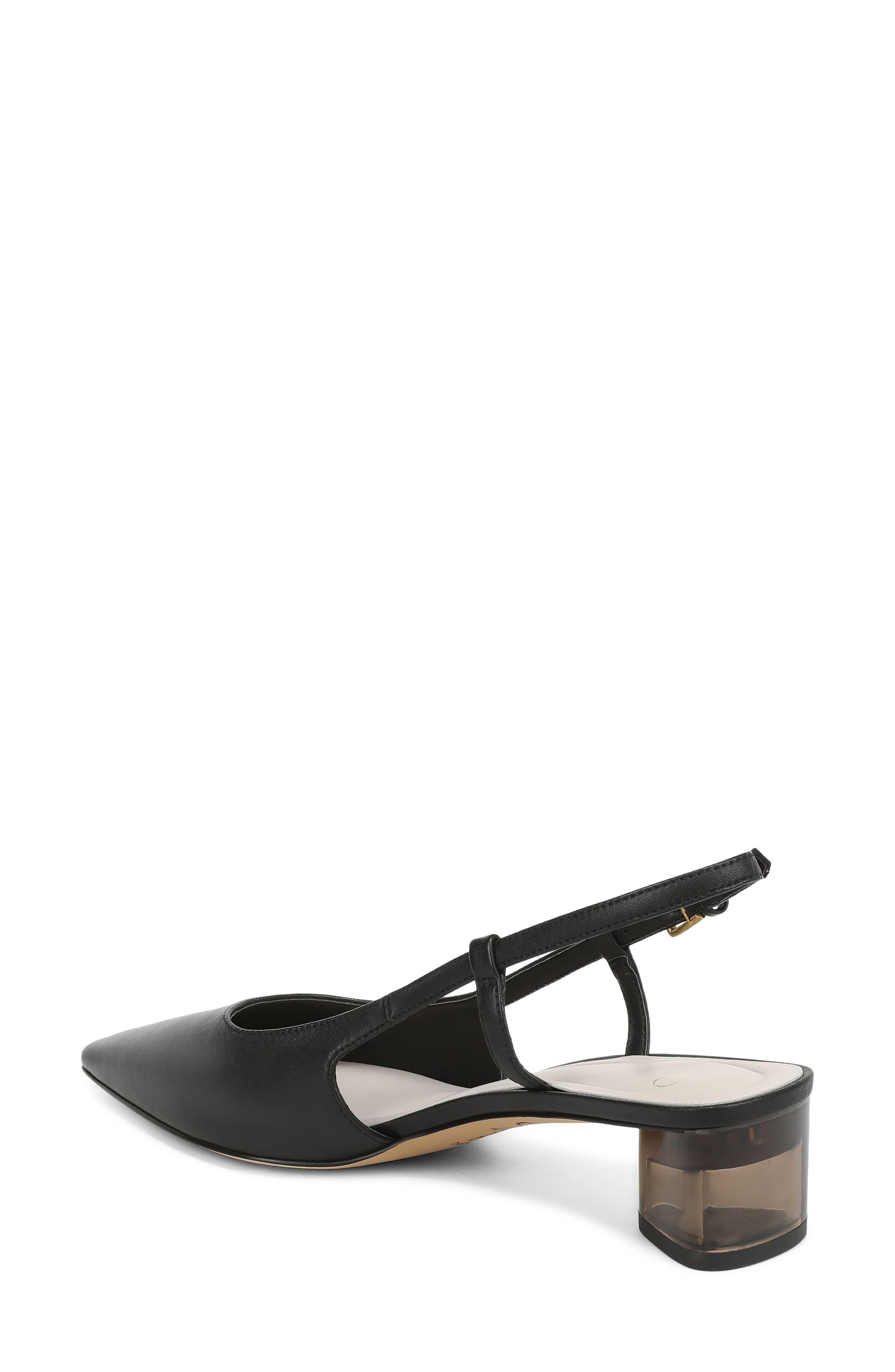 SARTO by Franco Sarto Amelie Slingback Pointed Toe Pump, Alternate, color, Black