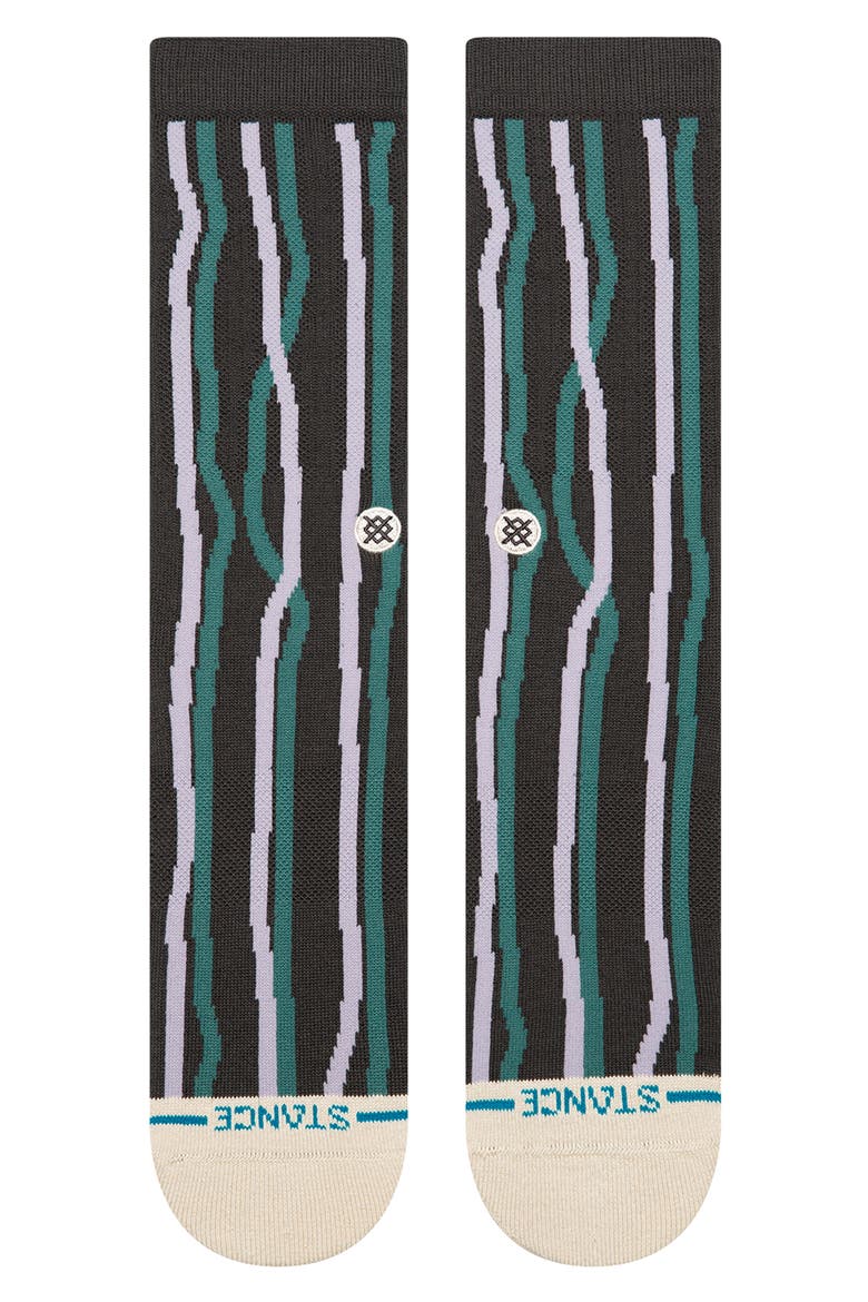 Kelp Crew Socks, Alternate, color, CHARCOAL