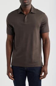Robert Barakett Georgia Solid Pima Cotton Polo