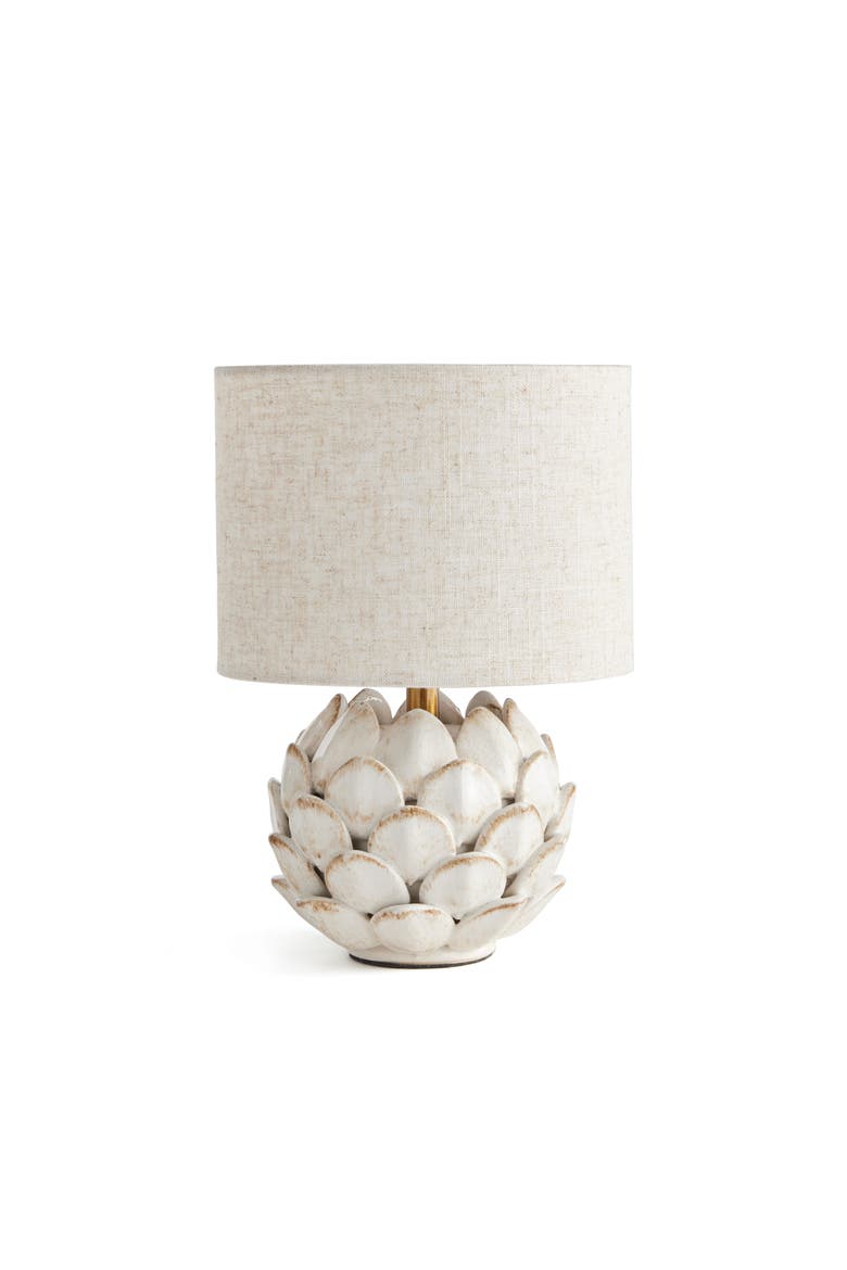 Declan Artichoke Lamp, Main, color, White