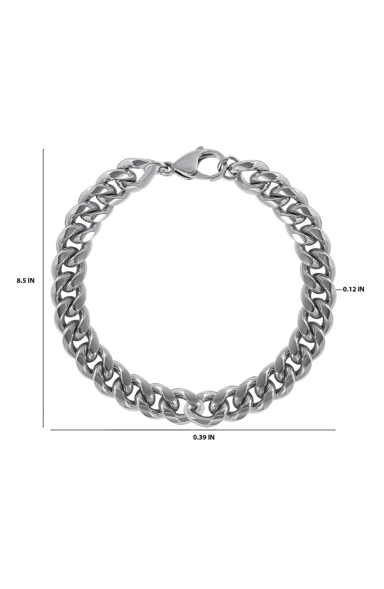 Lucky Brand Silver-Tone Curb Chain Bracelet, Alternate, color, Silver