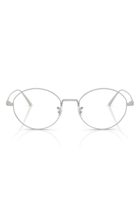 50mm Khaite Oval Optical Frames