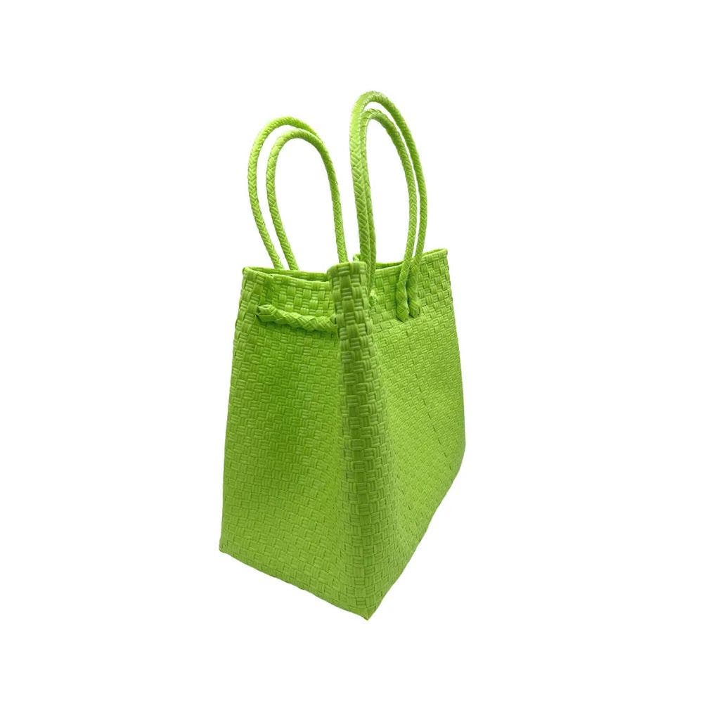 The Maxi Piper Handwoven Recycled Plastic Tote, Alternate, color, Green