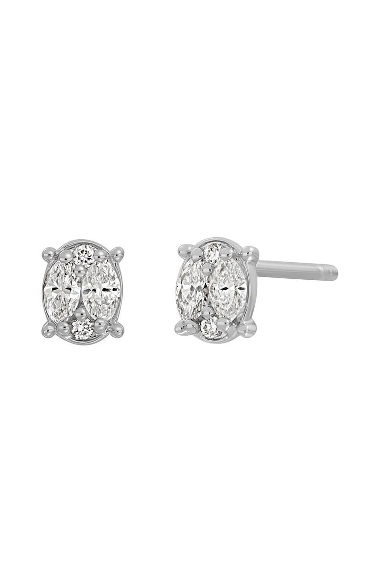 Bony Levy Mika Diamond Stud Earrings, Main, color, 18K White Gold