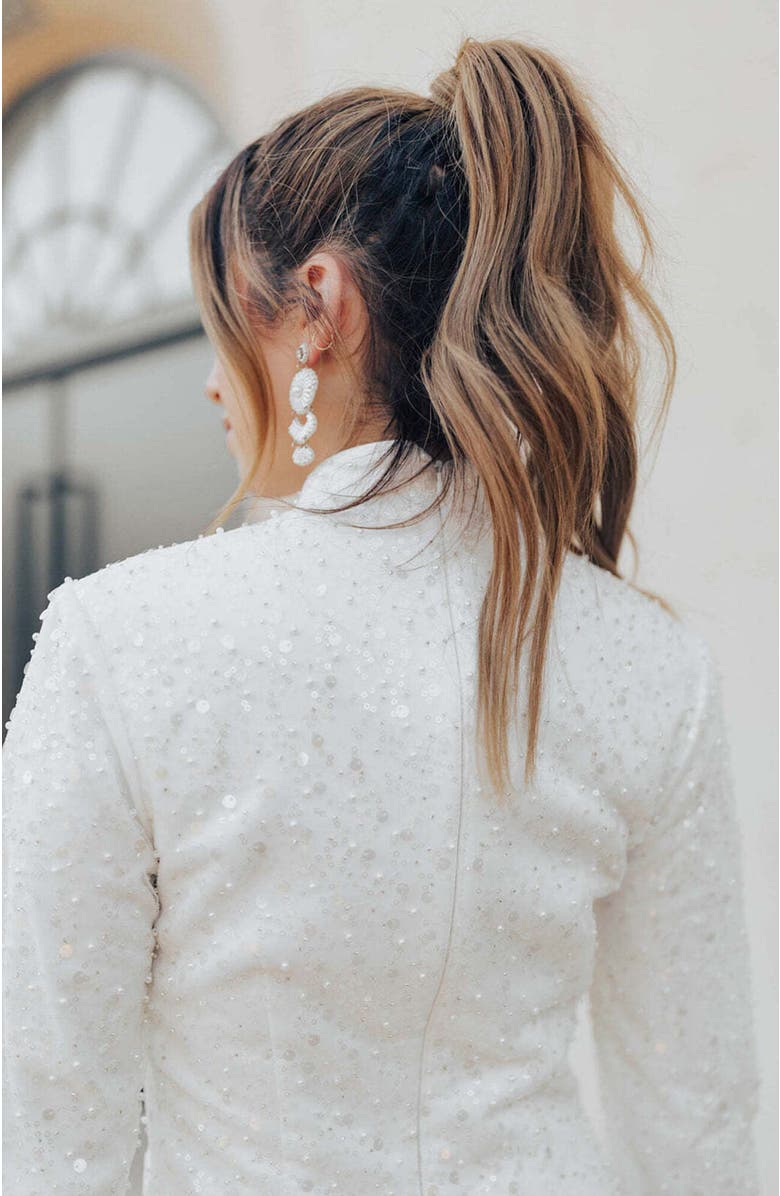 Untamed Petals Chrishell Mini Dress, Alternate, color, Ivory