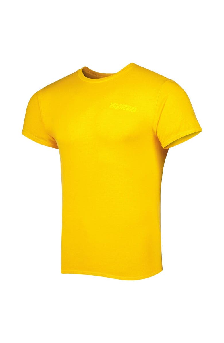 '47 Men's '47 Gold Los Angeles Chargers Fast Track Tonal Highlight T-Shirt, Alternate, color, Gold