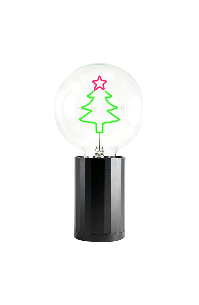 MITB Xmas Tree Portable Table Lamp, Alternate, color, Black