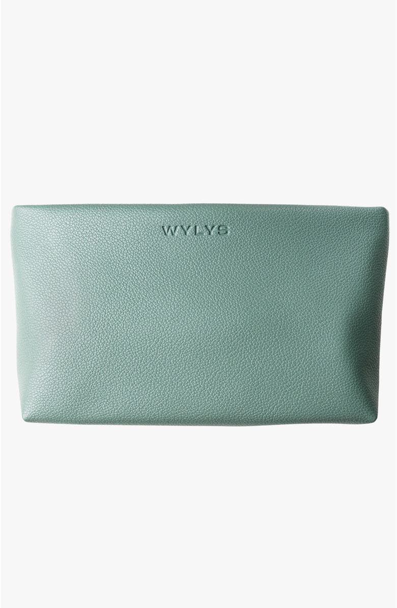 WYLYS Sage Verte Makeup Bag, Main, color, NO COLOR