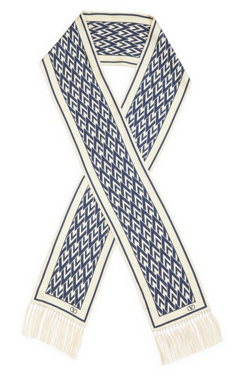 Valentino Garavani Silk Skinny Scarf
