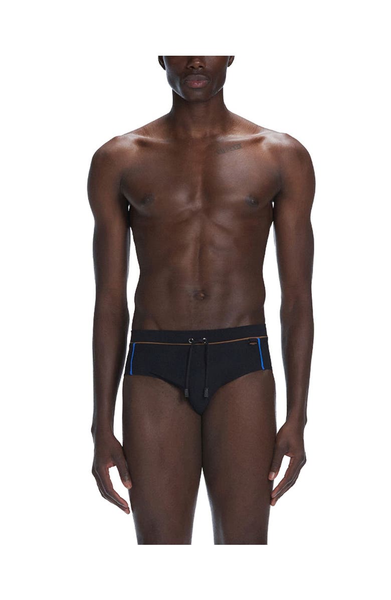 Moeva Ricardo - Men Slip Swimwear Brief, Main, color, Black
