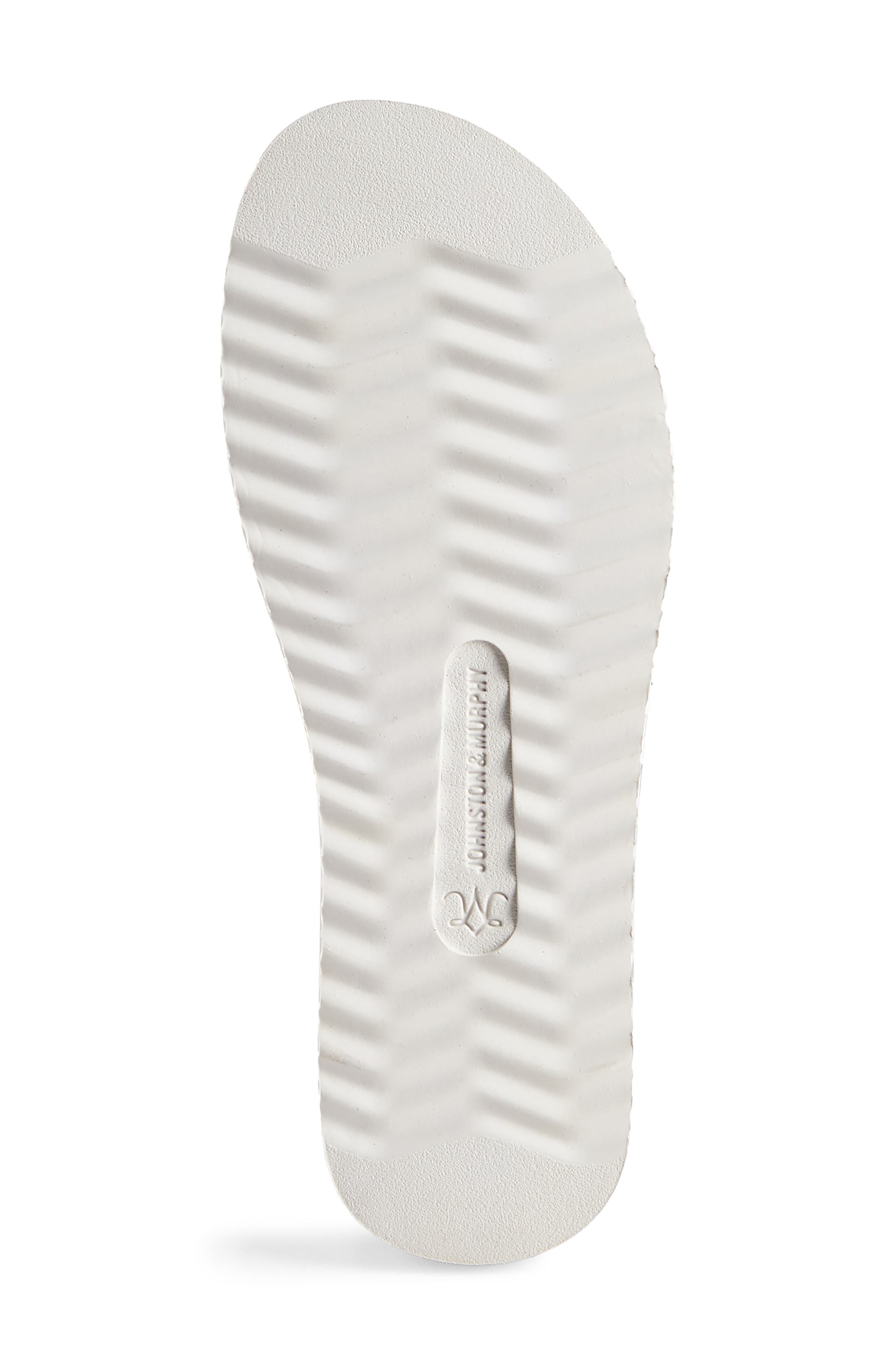 Johnston & Murphy Mitzi Knot Platform Wedge Slide Sandal, Alternate, color, Black Glove Leather