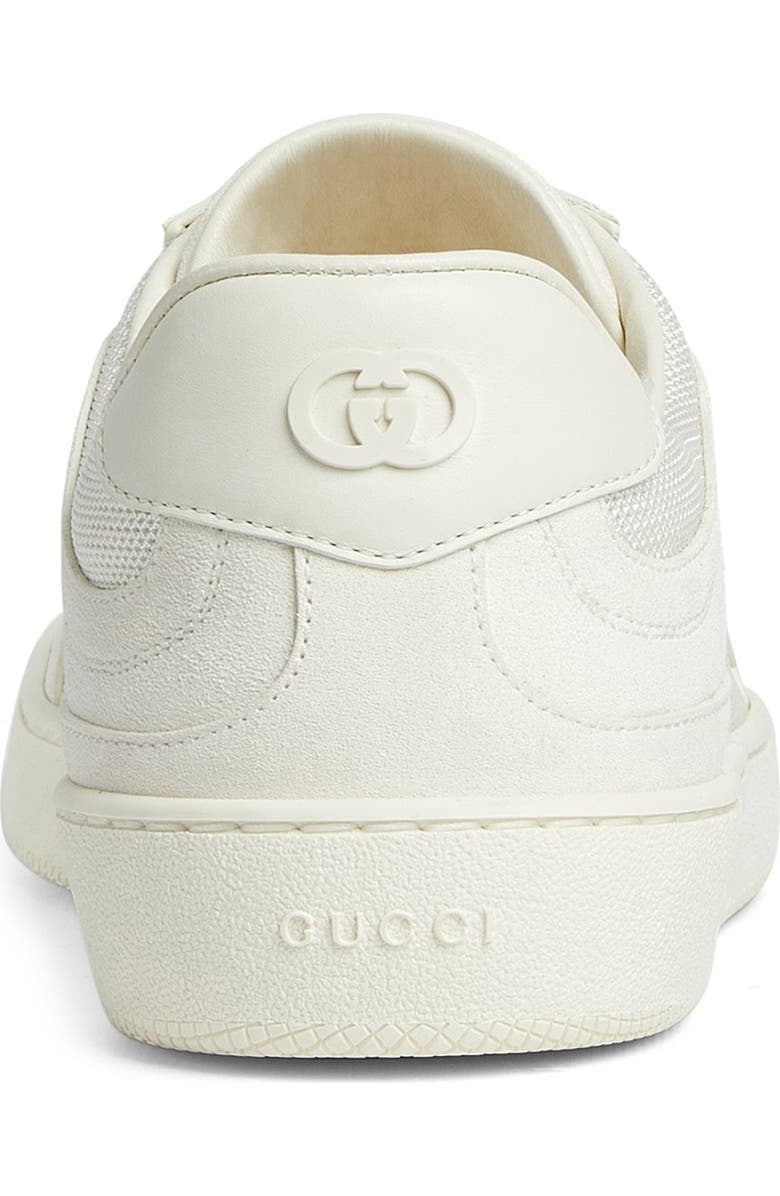 Gucci Interlocking-G Sneaker, Alternate, color, White Suede