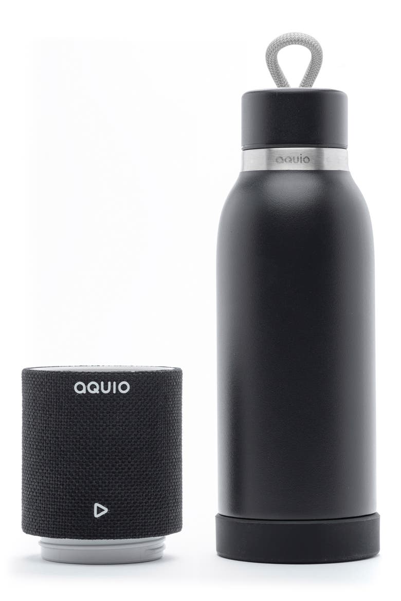 Double Wall Insulated Water Bottle & Detachable Bluetooth® Speaker, Alternate, color, MIDNIGHT BLACK