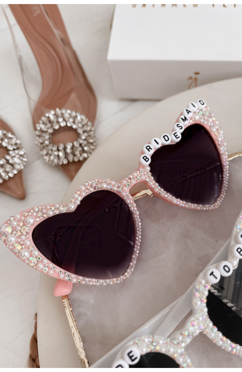 Untamed Petals Bridesmaid Sunnies, Alternate, color, Pink