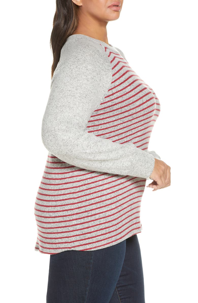 Loveappella Raglan Sweater, Alternate, color, 