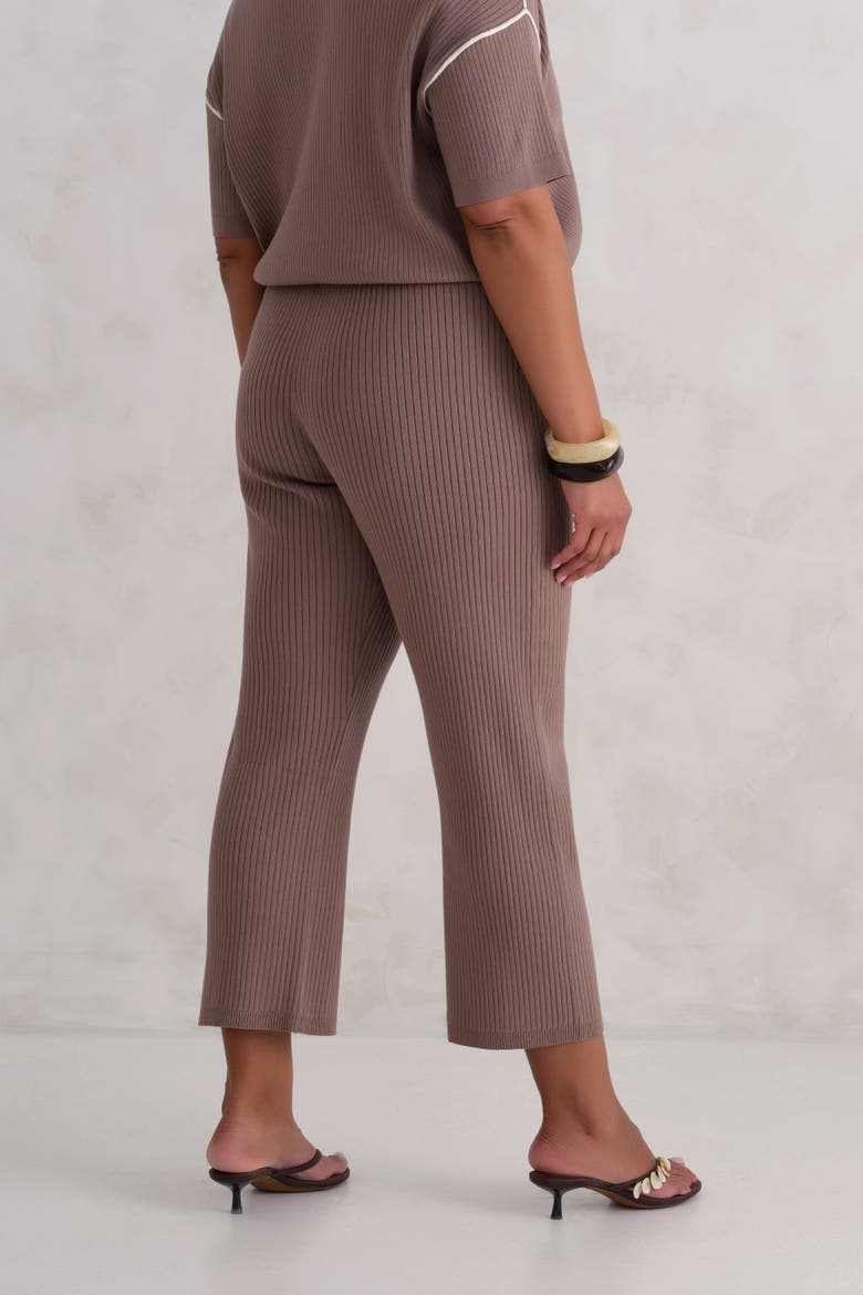 The Awaken Rib Crop Pant, Alternate, color, Terra