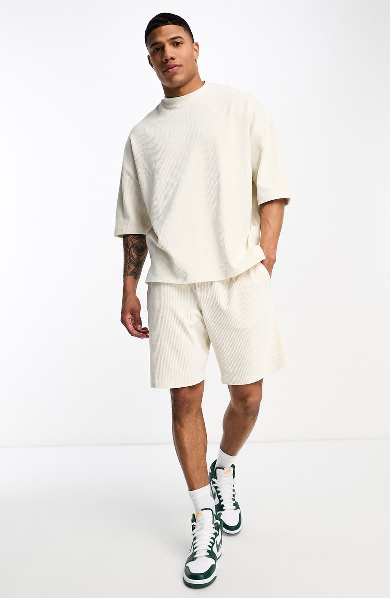 ASOS DESIGN Oversize Elbow Sleeve T-Shirt, Alternate, color, 