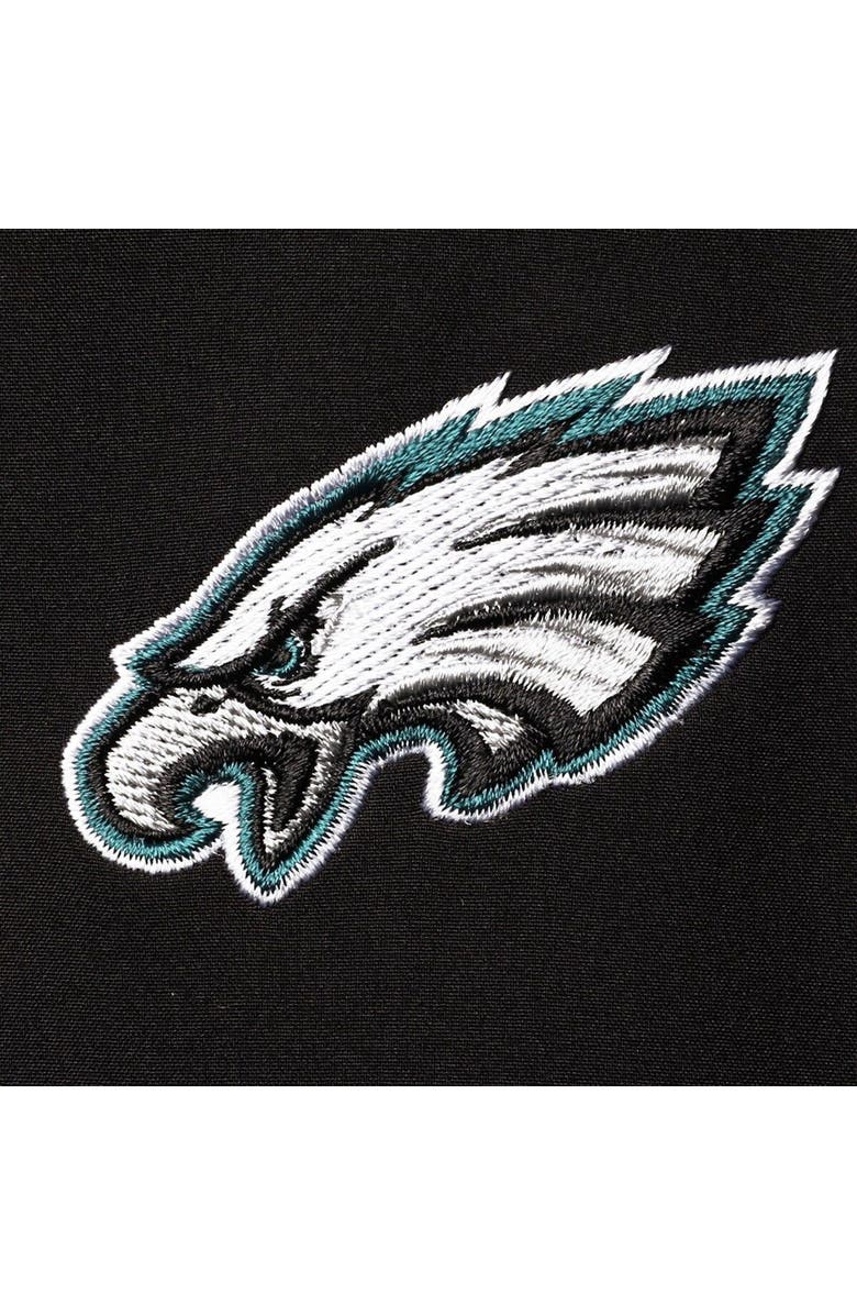 DUNBROOKE Men's Dunbrooke Black/Gray Philadelphia Eagles Big & Tall Alpha Full-Zip Hoodie Jacket, Alternate, color, 