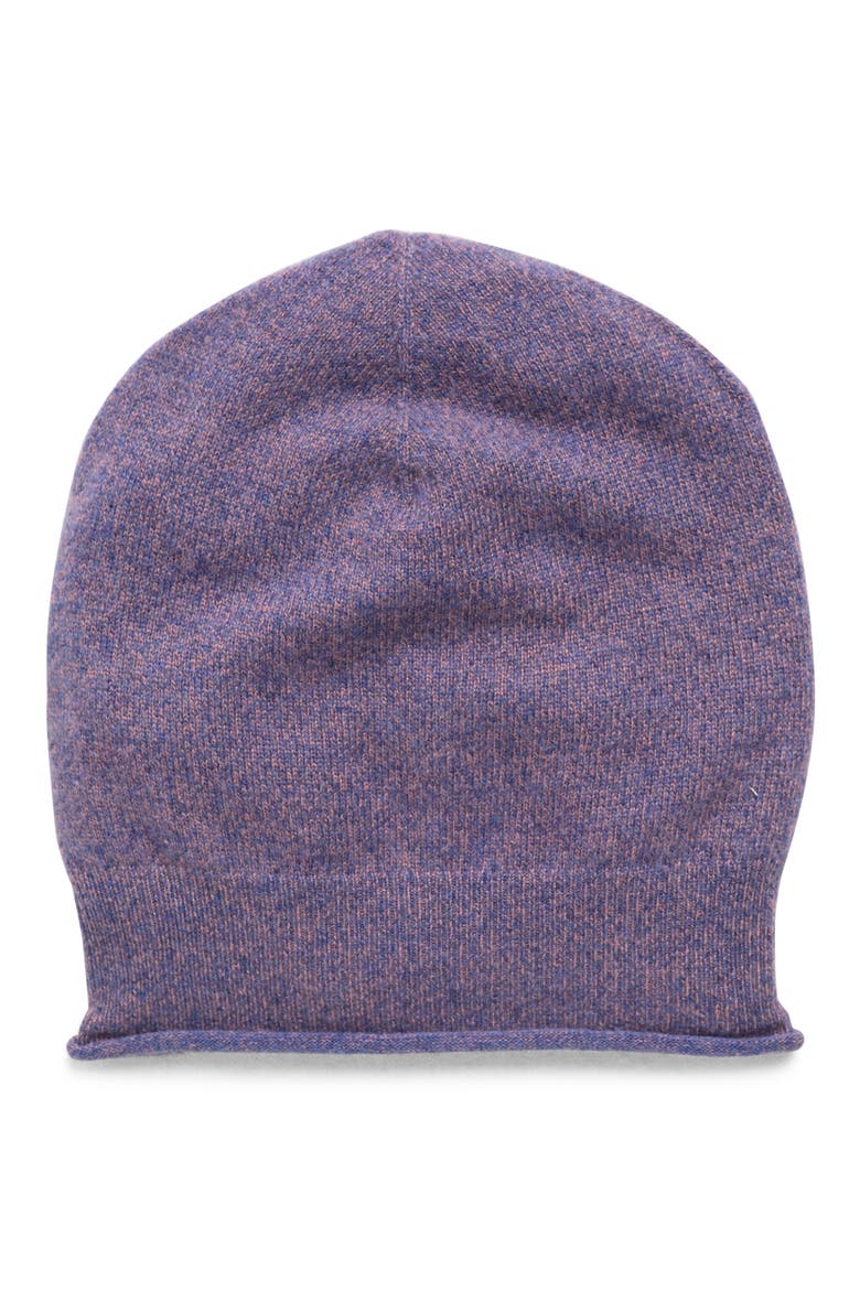 Cashmere Slouchy Beanie, Alternate, color, BLUE MULTI
