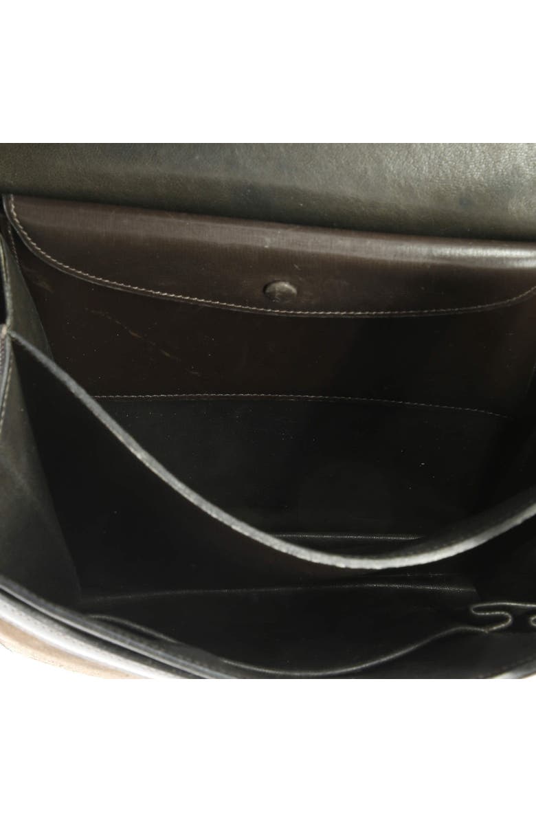 Pre-Owned Hermes 2002 Shoulder Bag Doblis Suede with Evercalf 20, Alternate, color,