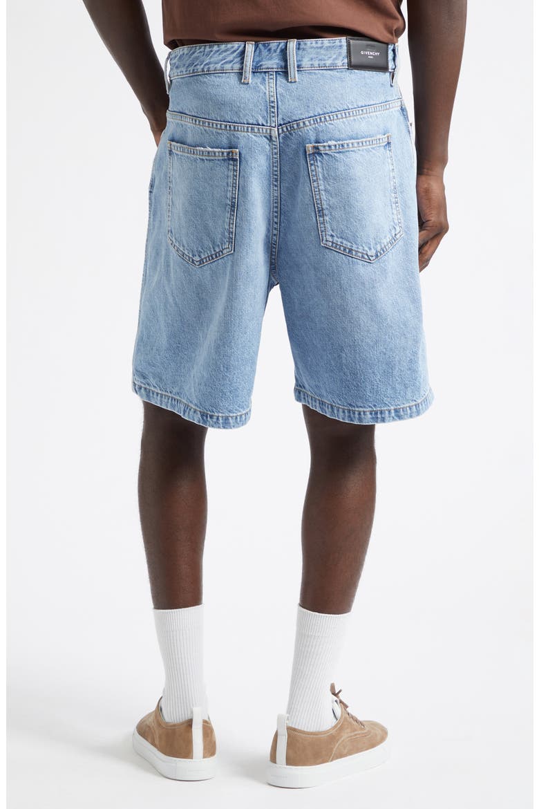 Denim Shorts, Alternate, color, LIGHT BLUE