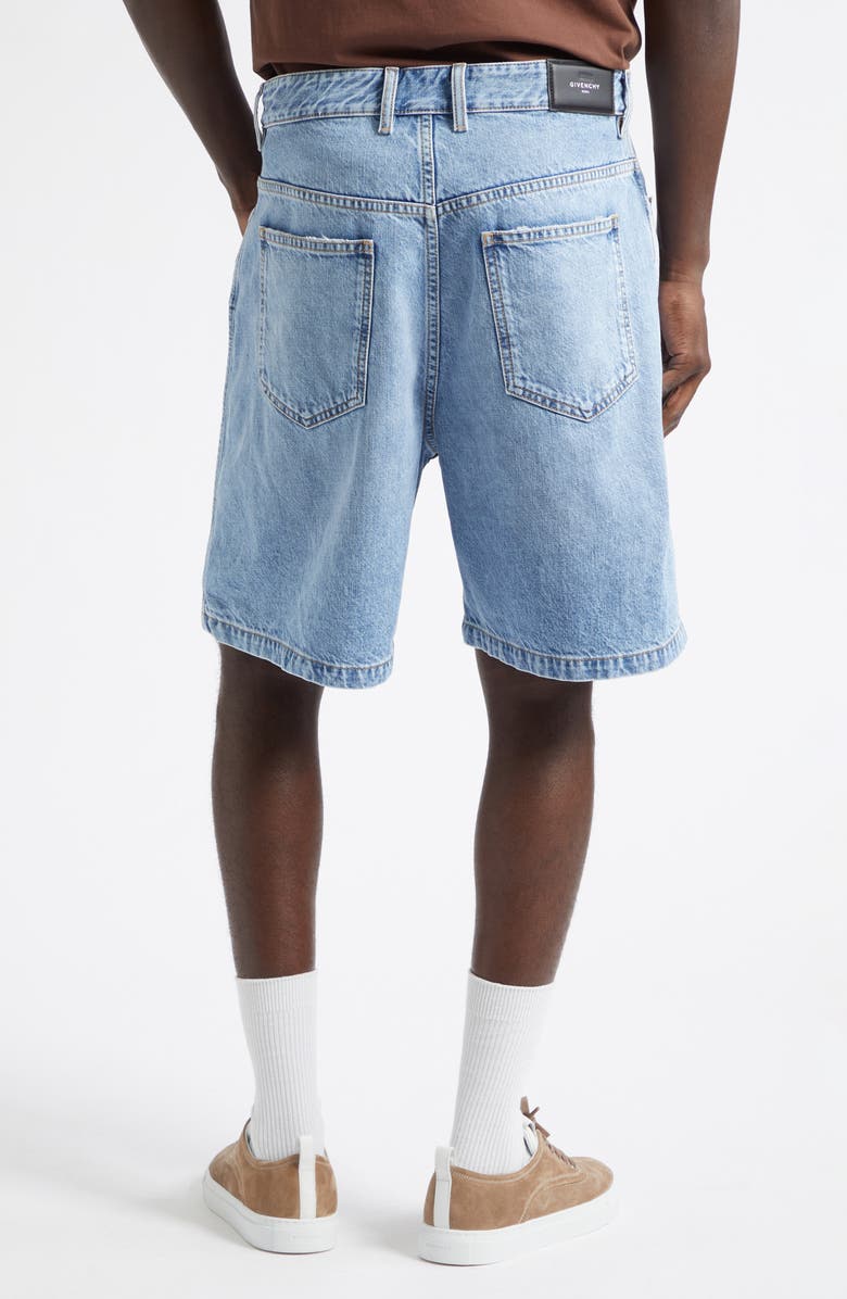 Givenchy Denim Shorts, Alternate, color, Light Blue