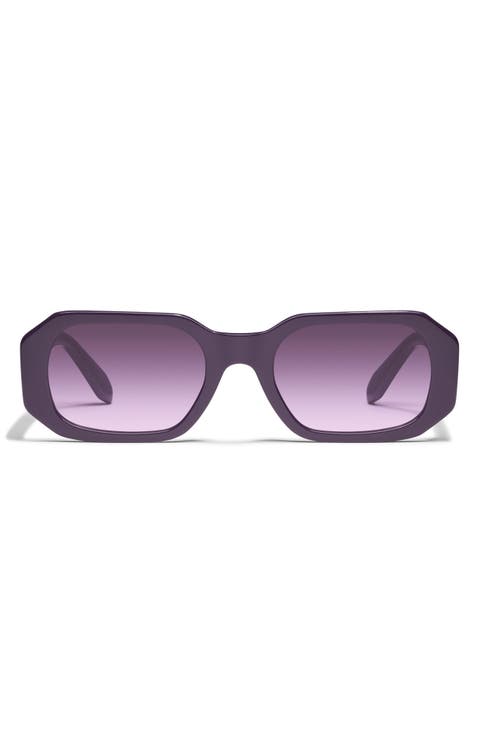Hyped Up 53mm Gradient Square Sunglasses