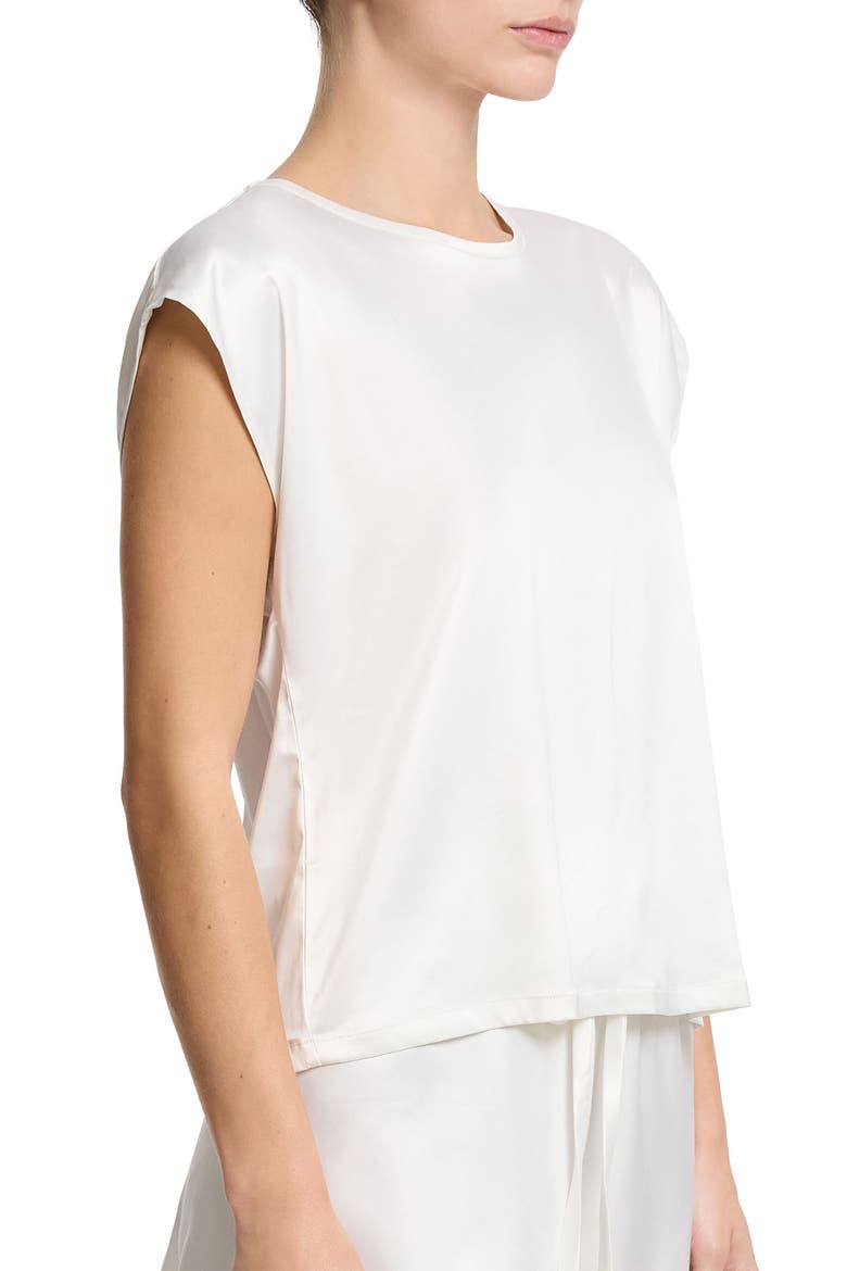 Satin Sleep Top, Alternate, color, LIGHT IVORY