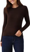 Karen Kane Ribbed Long Sleeve Crewneck Top