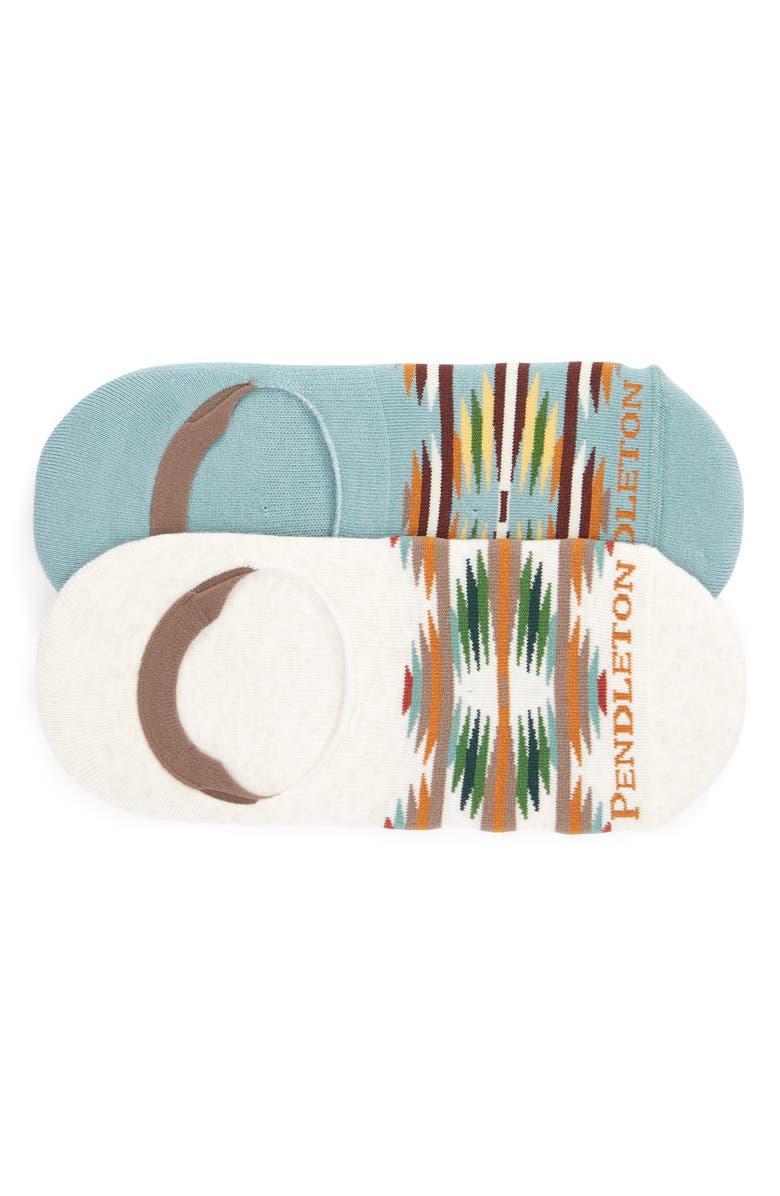 Pendleton Falcon Cove 2-Pack No-Show Socks, Main, color, 