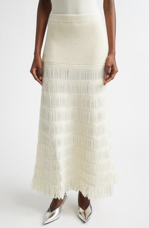 Alba Wool Blend Sweater Skirt