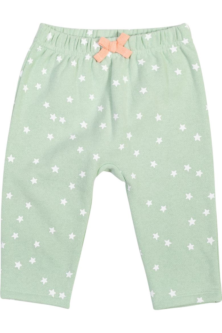 The Mandalorian Grogu 3-Piece Fleece Hoodie Bodysuit and Pants Set, Alternate, color, Grogu Peach Mint