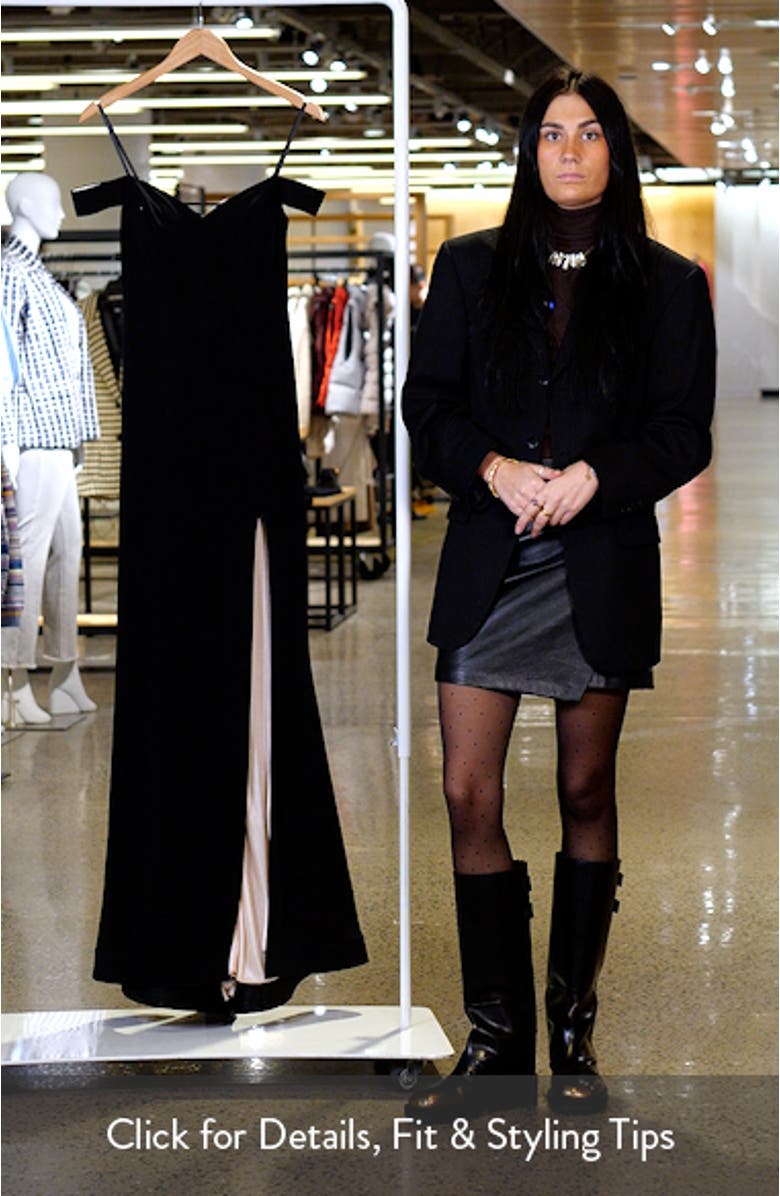 Off the Shoulder Trumpet Dress, sales video thumbnail