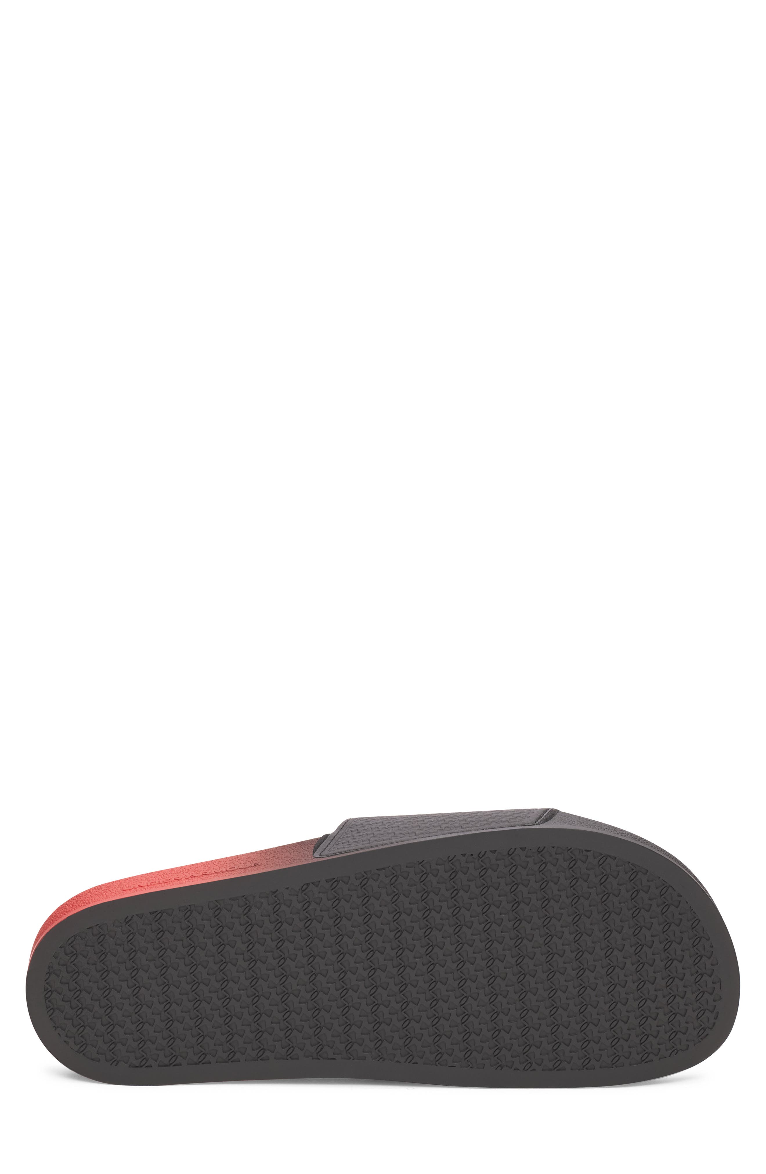 UA ARMR Slide Sandal, Alternate, color, BLACK / ANTHEM RED